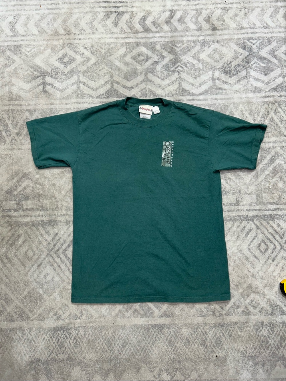 Disney Green Graphic Pocket Crewneck T-Shirt -